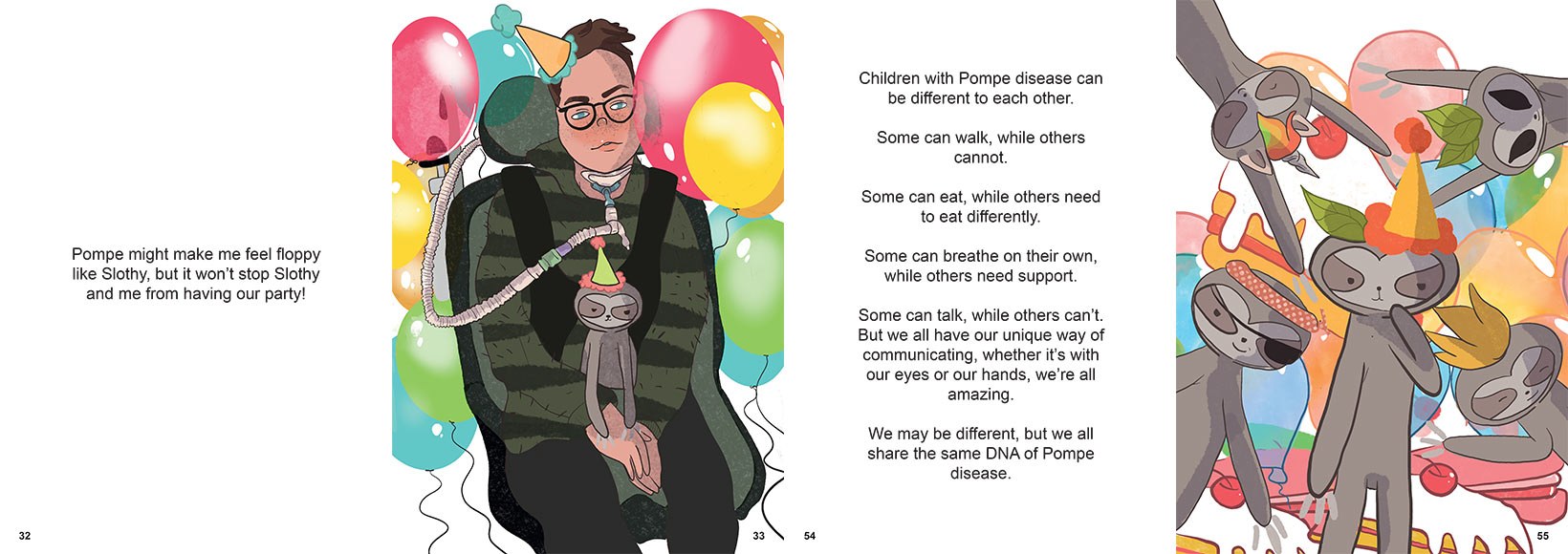 Leo and the Floppy Sloth's Party and Friends Sample Pages